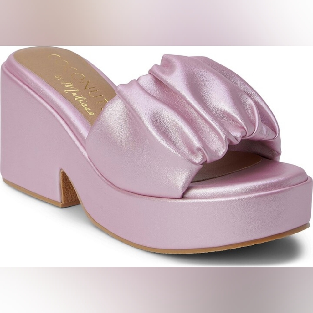 Rue Metallic Platform Dress Sandals